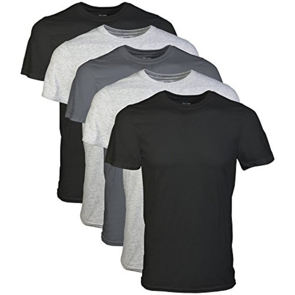 Gildan Men's Short Sleeve Crew Assorted Tees 6-Pk